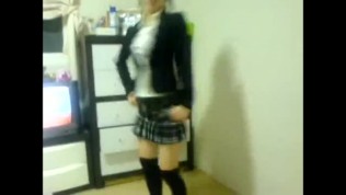 Korean dilettant school uniform bj