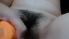 Korean sexy girl masturbate with carrot