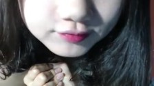 Little Korean teen stripped webcam tease
