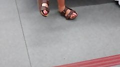 Cute Korean legs and toes….