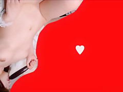AMAZING KOREAN CAM GIRL BJ OILS HER SELF UP AND MASTURBATES
