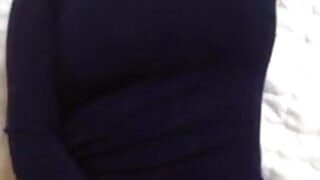 Black t shirt korean girl friend